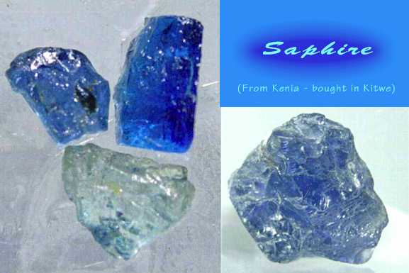 Sapphire from Kenya. (C) Copyright Emerald Centre